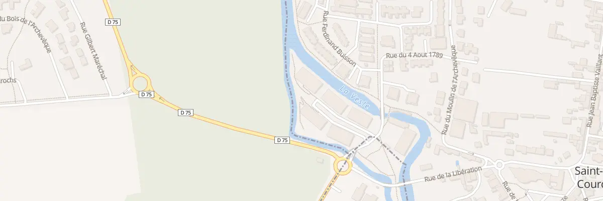 Plan du 6 Rue du 4 Aout 1789 à Saint-Brice-Courcelles