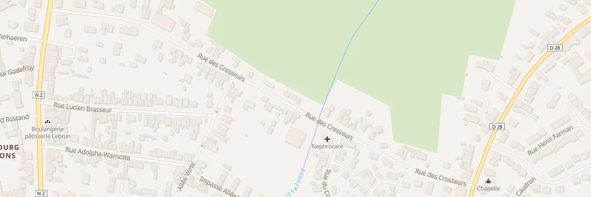 Plan du 69 Rue des Crosseurs à Maubeuge