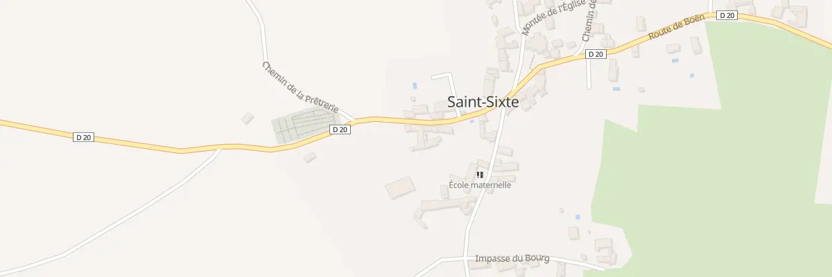 Plan du 109 Rte de Saint-Martin à Saint-Sixte