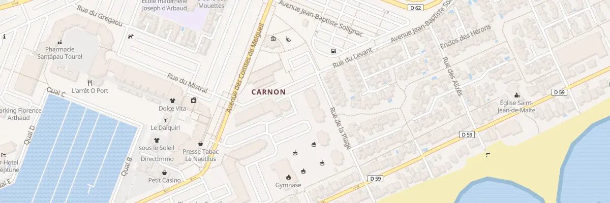 Plan du 86 Rue du Levant Carnon à Mauguio