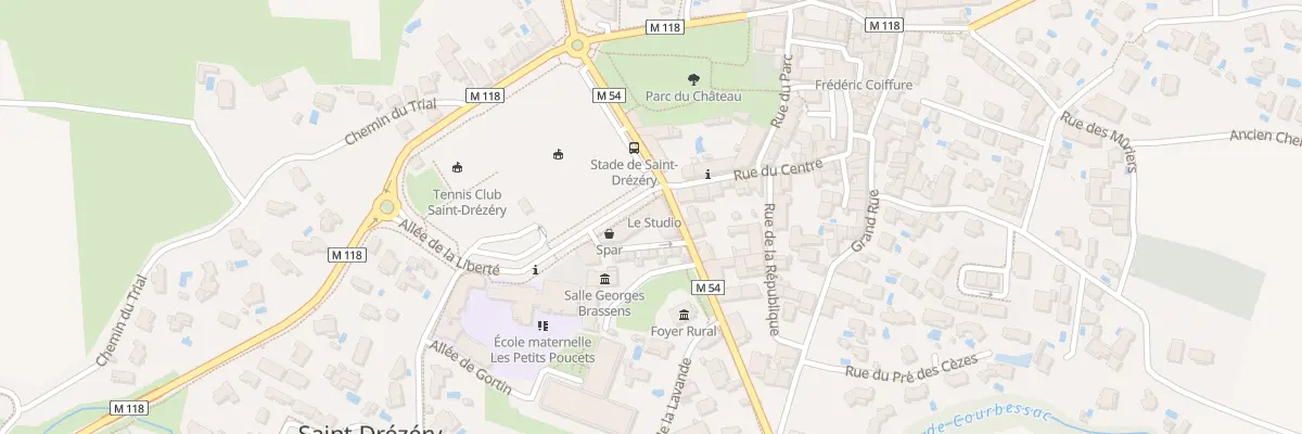 Plan du 57 Rue Georges Brassens à Saint-Drézéry