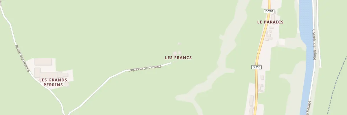 Plan du 5071 Les Francs à Avrilly