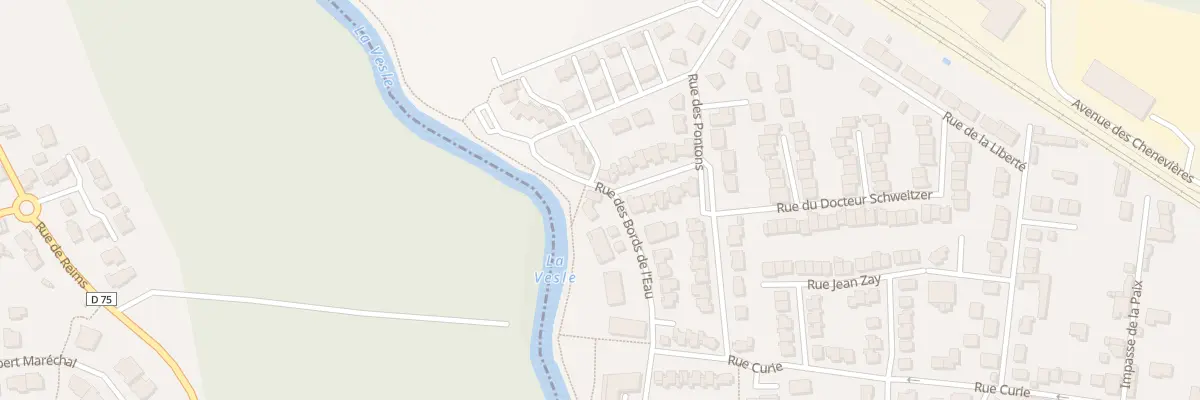 Plan du 25 Rue des Bords de l’Eau à Saint-Brice-Courcelles