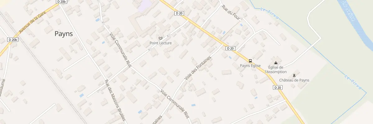 Plan du 4 Voie des Fontaines à Payns
