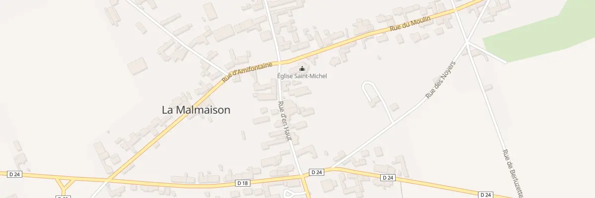Plan du 3 Rue d’En-haut à La Malmaison
