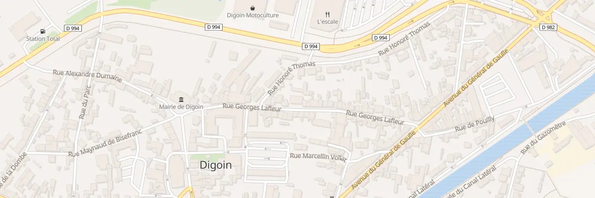Plan du 29 Rue Georges Lafleur à Digoin