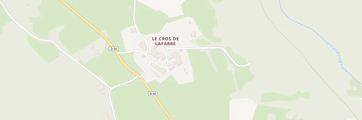Plan du 5029 Le Cros à Lafarre