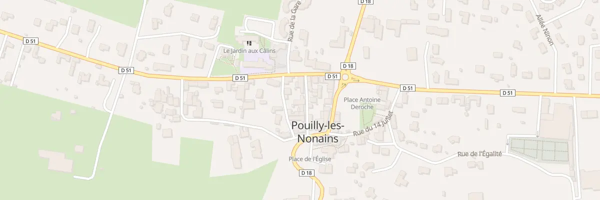 Plan du 34 Rue du Onze Novembre 1918 à Pouilly-les-Nonains