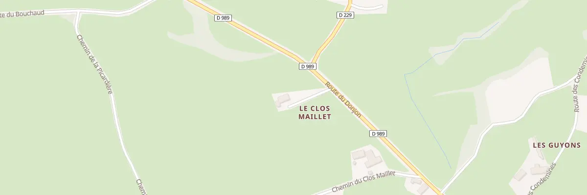 Plan du 5076 Le Clos Maillet à Bourg-le-Comte