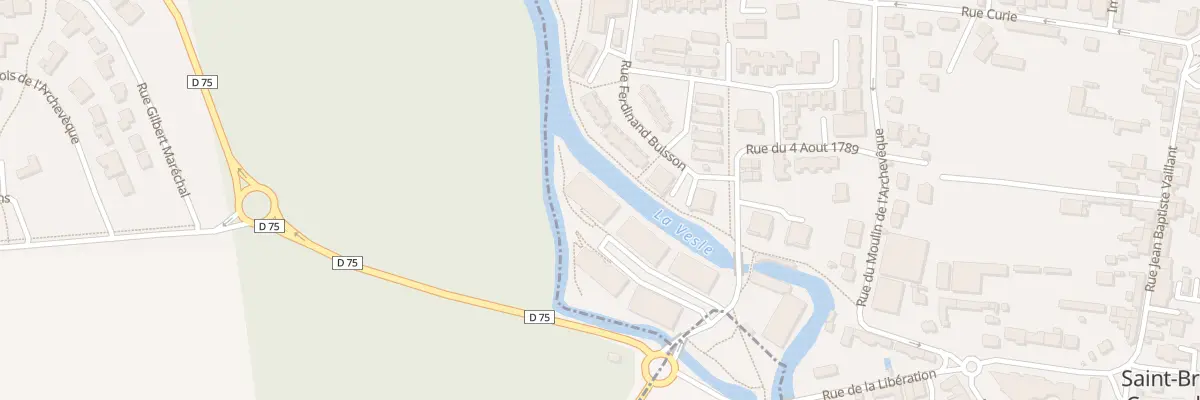 Plan du 4 Rue du 4 Aout 1789 à Saint-Brice-Courcelles