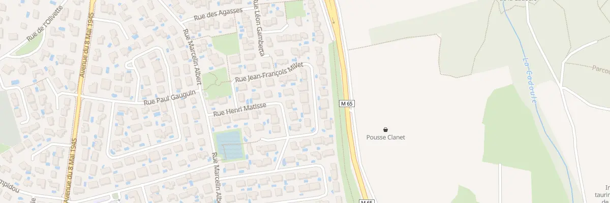 Plan du 23 Rue Jean François Millet à Vendargues