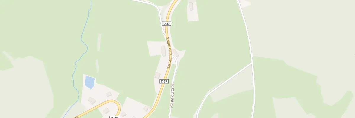 Plan du 10 Rte du Crot à Corancy