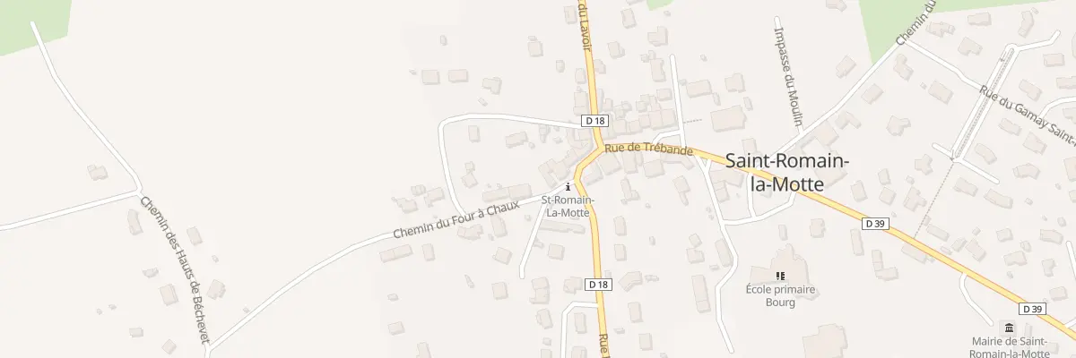 Plan du 18 Chem du Four A Chaux à Saint-Romain-la-Motte