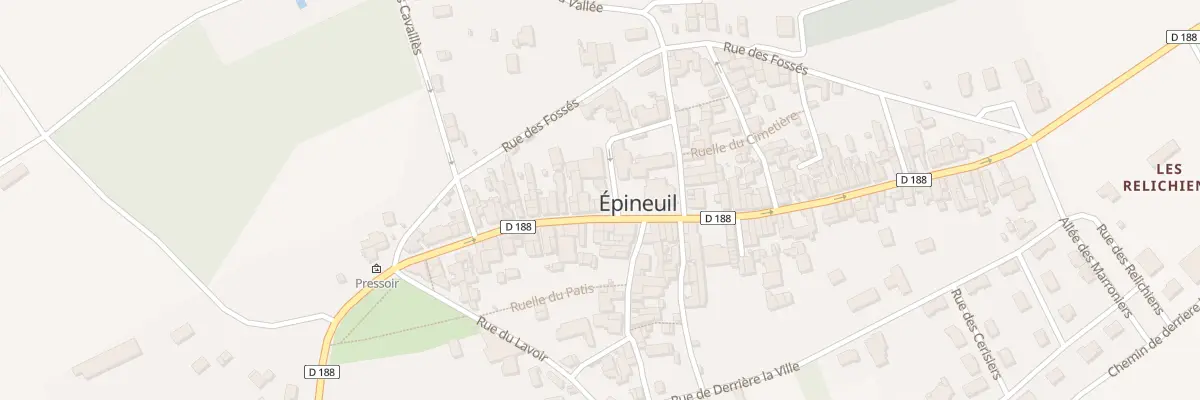 Plan du 47 Gr Gde Rue Alfred Grevin à Épineuil