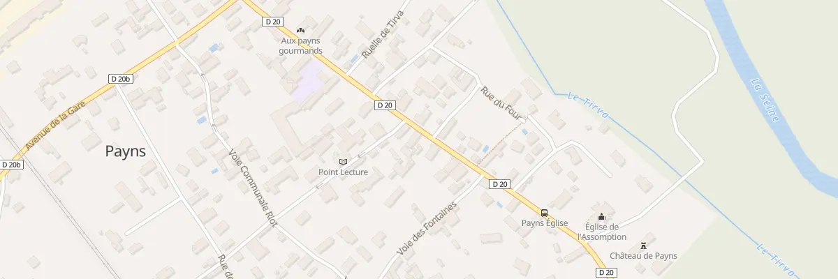 Plan du 21 Rue Hugues de Payns à Payns