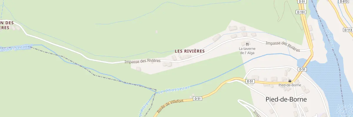 Plan du 5305 Les Rivieres à Pied-de-Borne