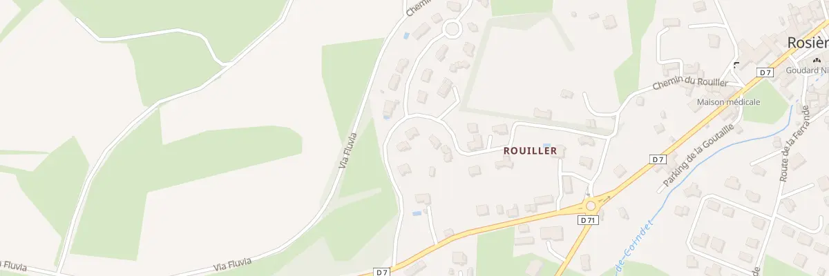 Plan du 5451 Rouiller à Rosières