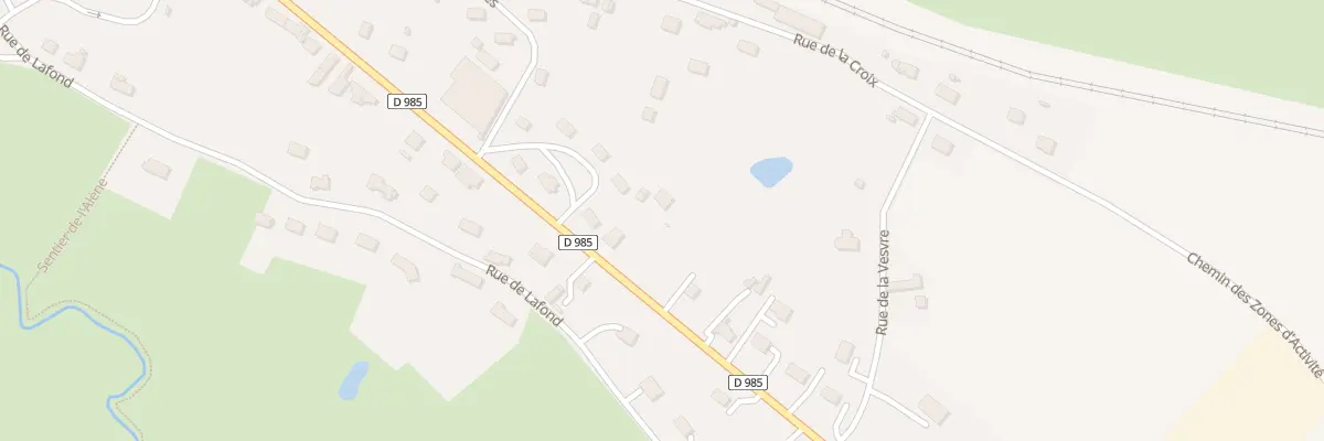 Plan du 23 Rte de Toulon-sur-arroux à Luzy