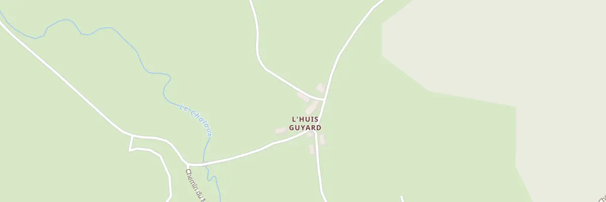 Plan du 2 Che du Cronier à Ouroux-en-Morvan
