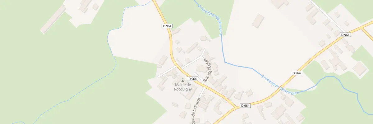 Plan du 1 Rue de l’Eglise à Rocquigny