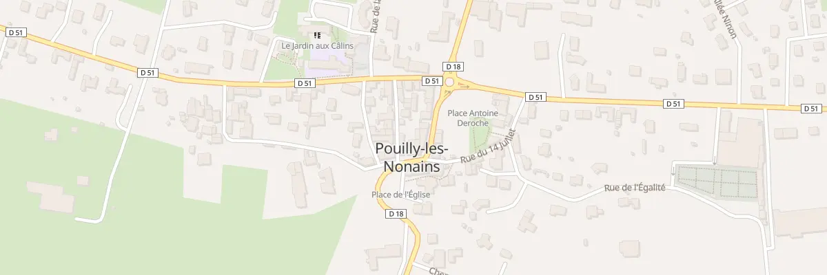 Plan du 100 Rue du Forez à Pouilly-les-Nonains