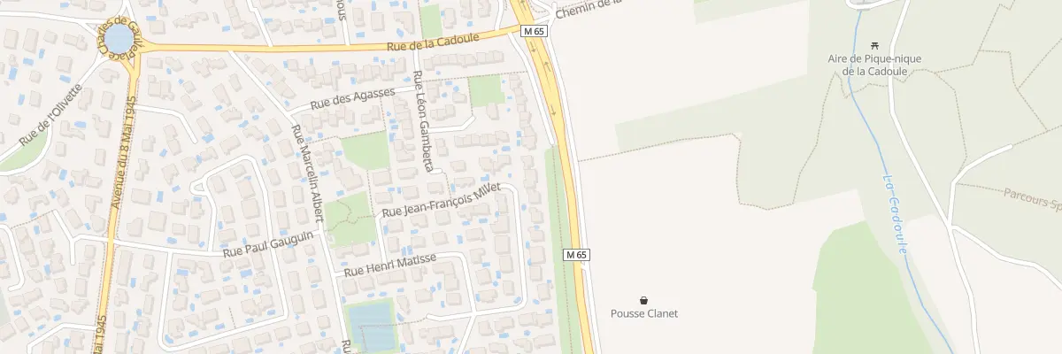 Plan du 38 Rue Jean François Millet à Vendargues