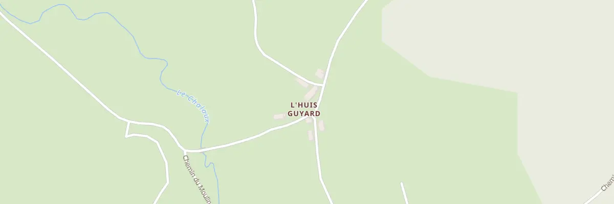 Plan du 1 Che du Cronier à Ouroux-en-Morvan