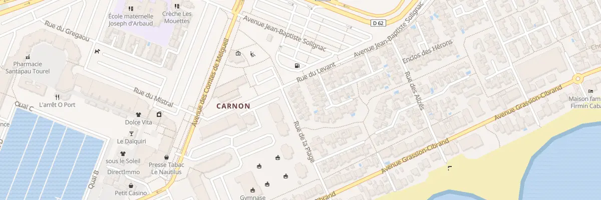 Plan du 35 Rue de la Plage Carnon à Mauguio