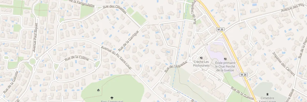 Plan du 13 Imp du Ht des Combes à Castries