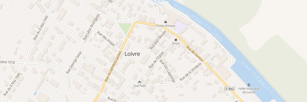 Plan du 1 Pl Paul Jacquemart à Loivre