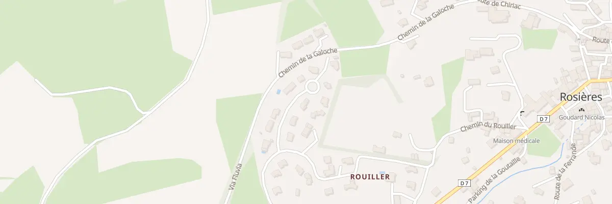 Plan du 6597 Rouiller à Rosières