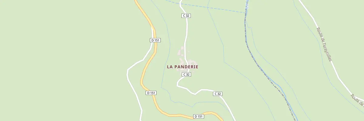 Plan du 5136 La Penderie à Pied-de-Borne
