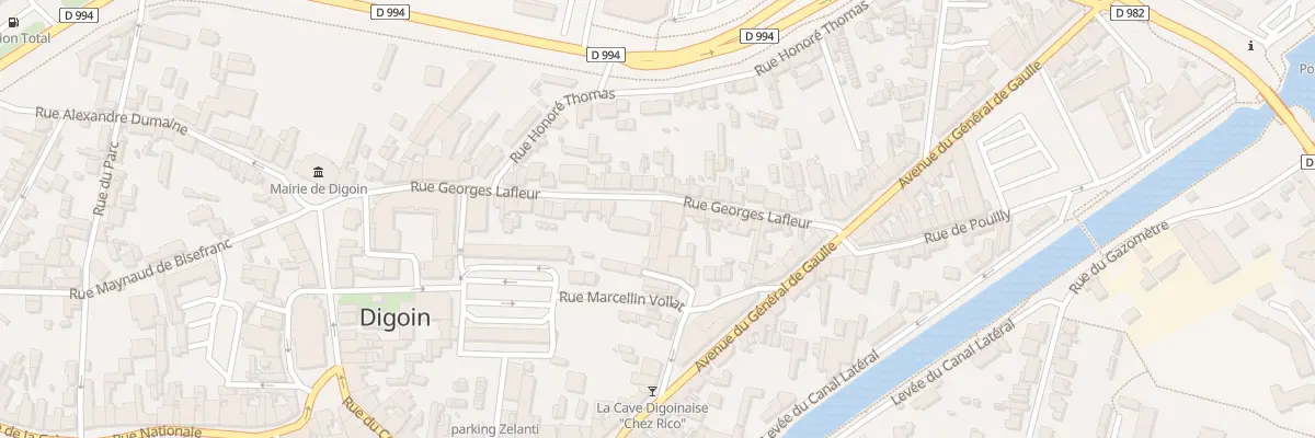 Plan du 30 Rue Georges Lafleur à Digoin