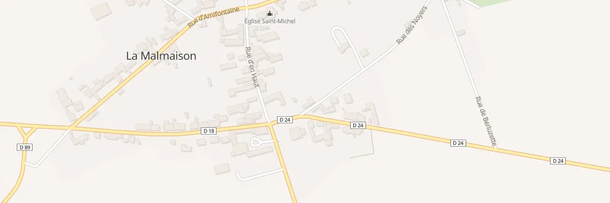 Plan du 1 Rue des Noyers à La Malmaison