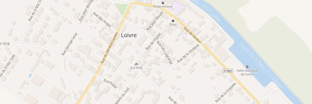 Plan du 6 Rue Léo Lagrange à Loivre