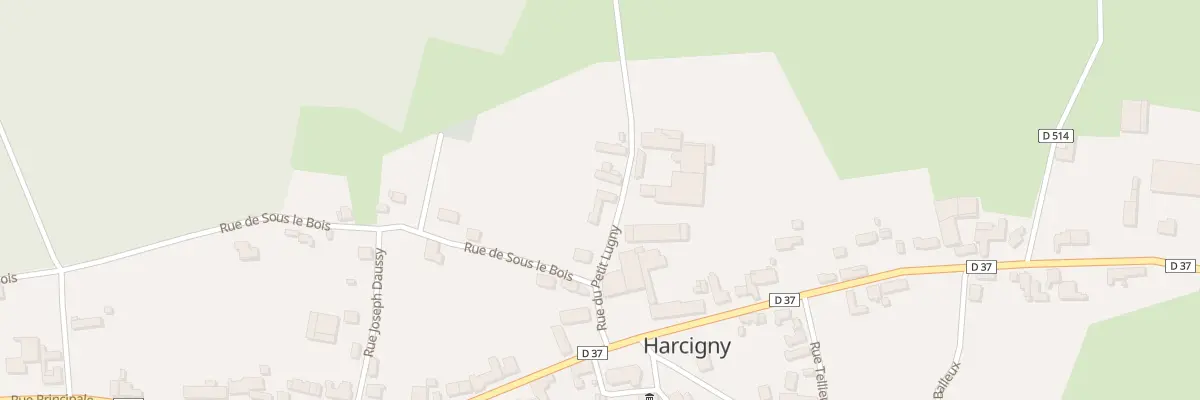 Plan du 5 Rue du Petit Lugny à Harcigny