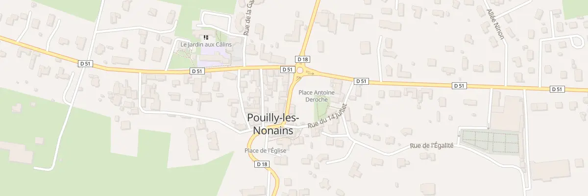 Plan du 51 Rue du Forez à Pouilly-les-Nonains