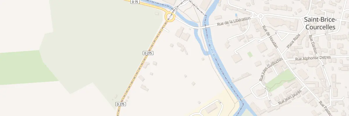 Plan du 30 Rte de Champigny à Tinqueux