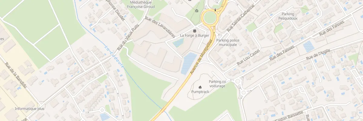 Plan du 45 Rue des Lavandières à Castries