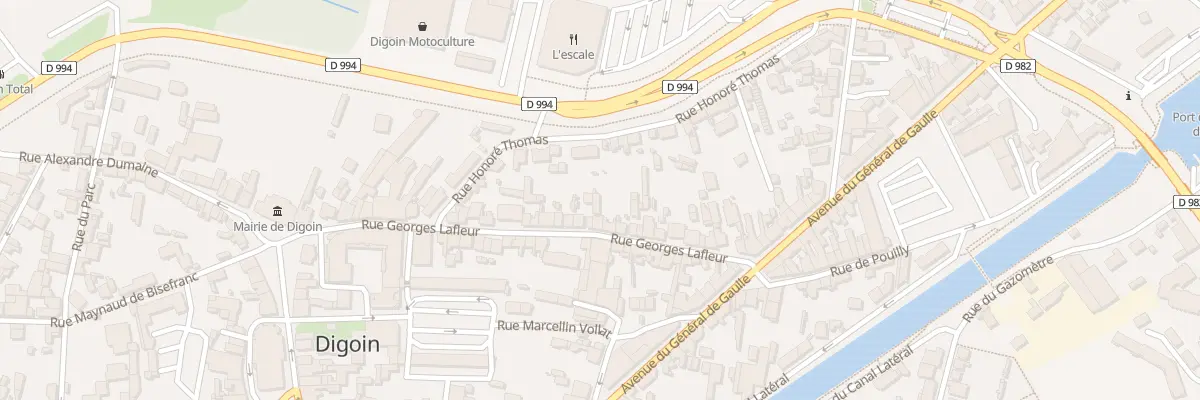 Plan du 51 Rue Georges Lafleur à Digoin