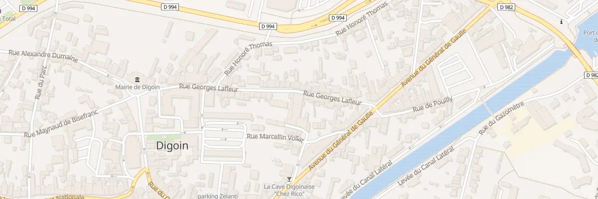 Plan du 32 Rue Georges Lafleur à Digoin