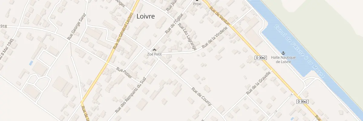Plan du 9 Rue de la Vinderie à Loivre