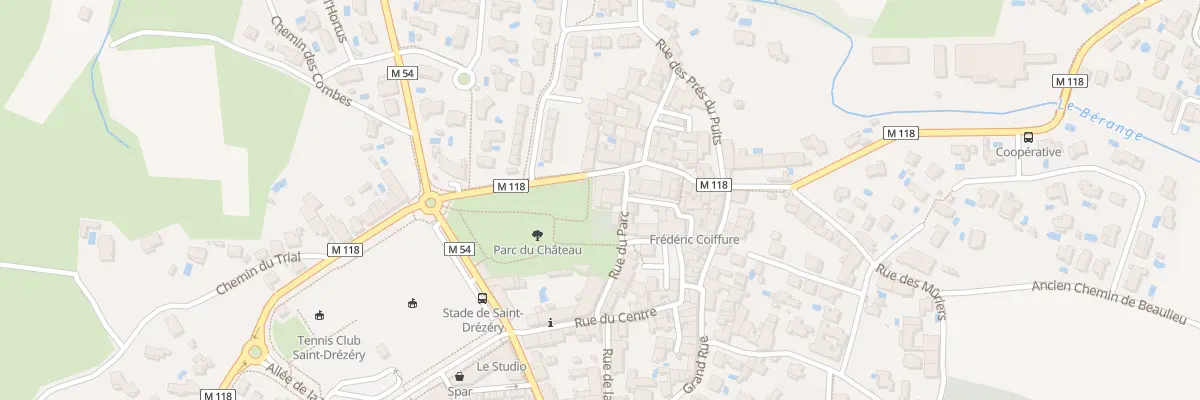 Plan du 2 Av du Bérange à Saint-Drézéry
