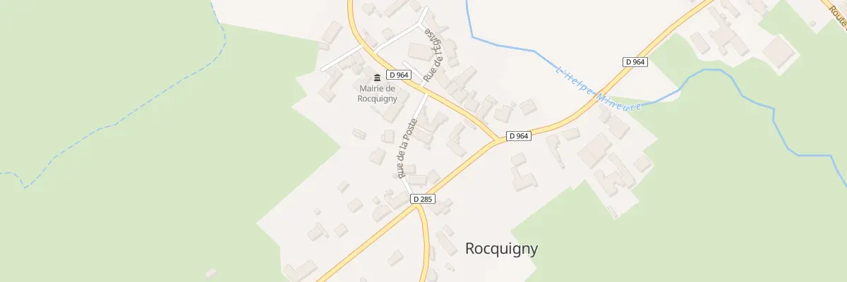 Plan du 3 Rue de la Poste à Rocquigny