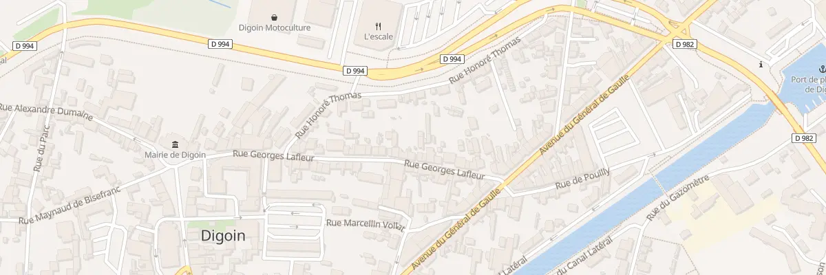 Plan du 55 Rue Georges Lafleur à Digoin