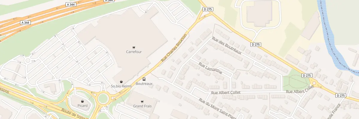 Plan du 62 Rue des Boutreaux à Tinqueux