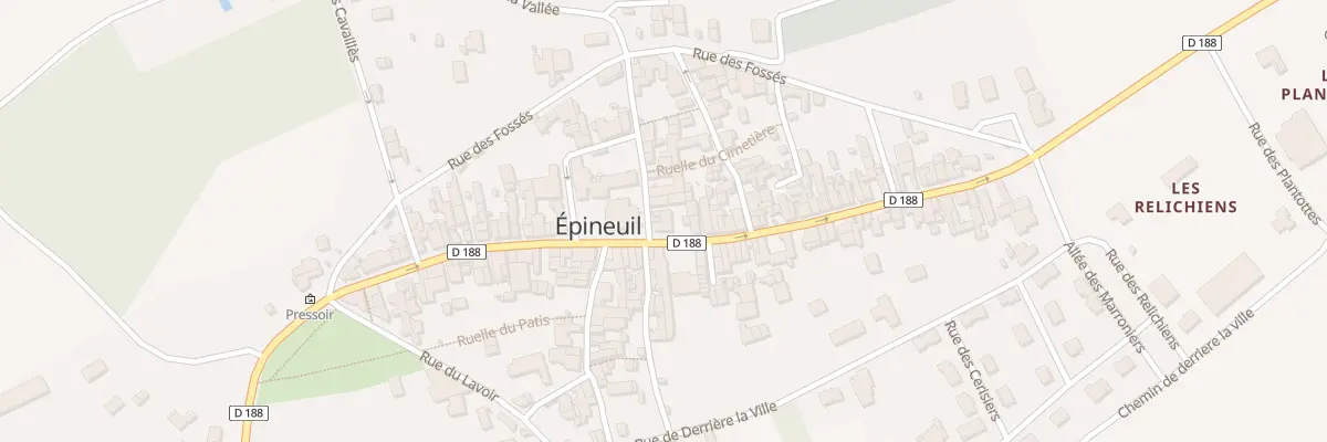Plan du 49 Gr Gde Rue Alfred Grevin à Épineuil
