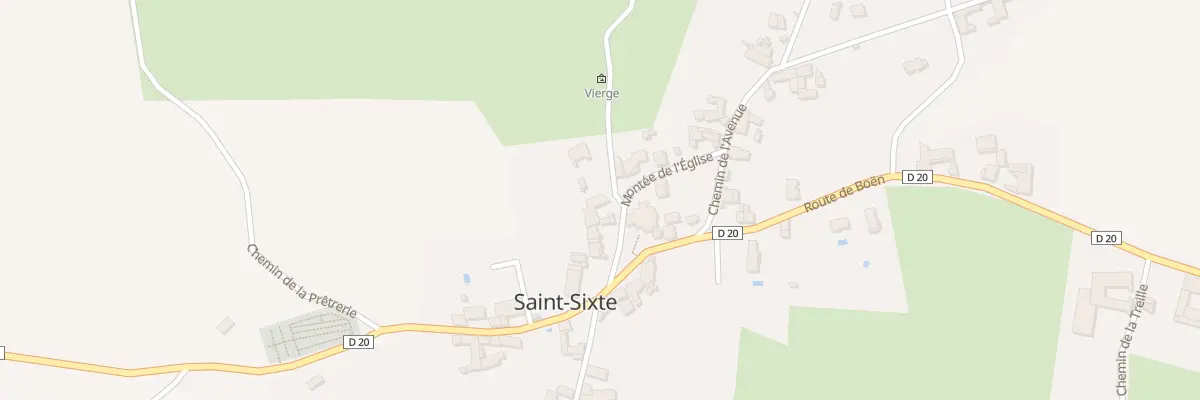 Plan du 67 Mte de l’Église à Saint-Sixte