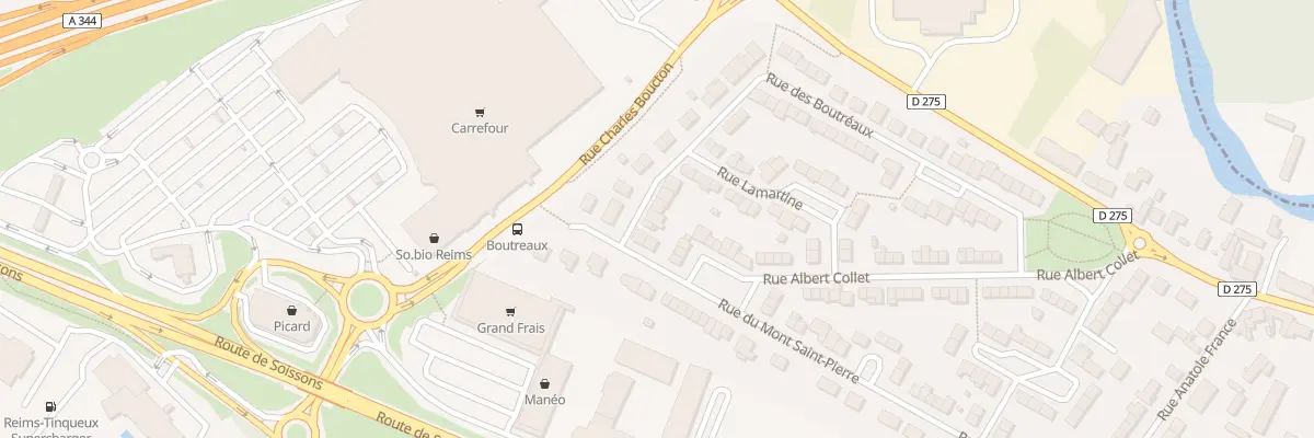 Plan du 53 Rue des Boutreaux à Tinqueux