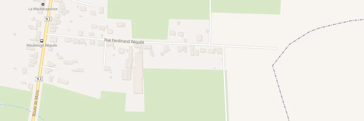 Plan du 48 Rue Ferdinand Requille à Maubeuge
